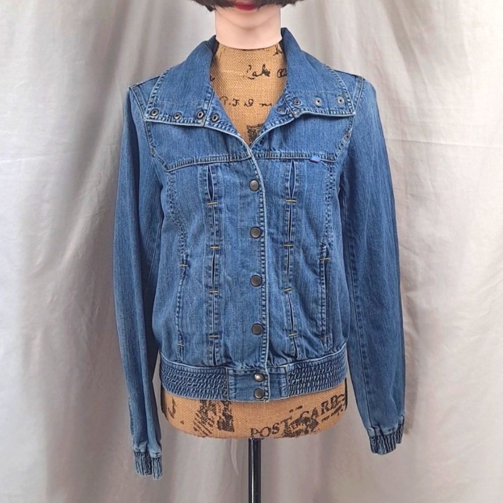 FCUK Jeans women's jacket 100% cotton Denim size 8